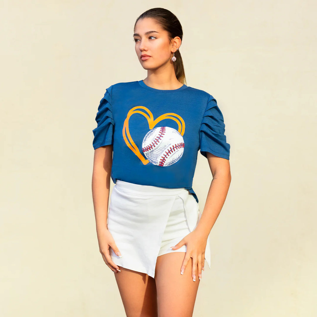 Baseball is my Heart Top