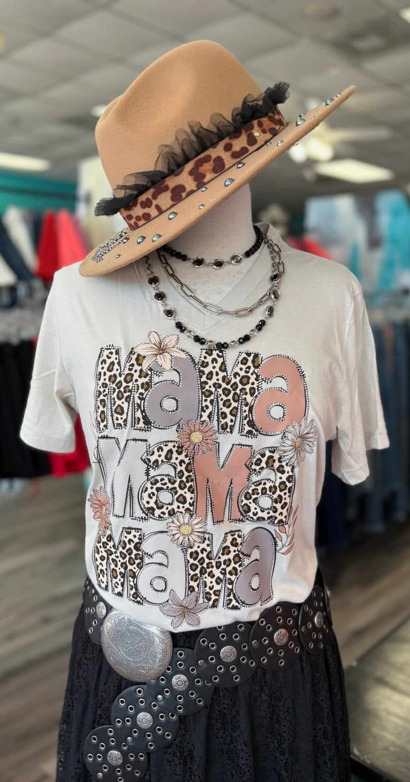 Mama Times 3 Tee