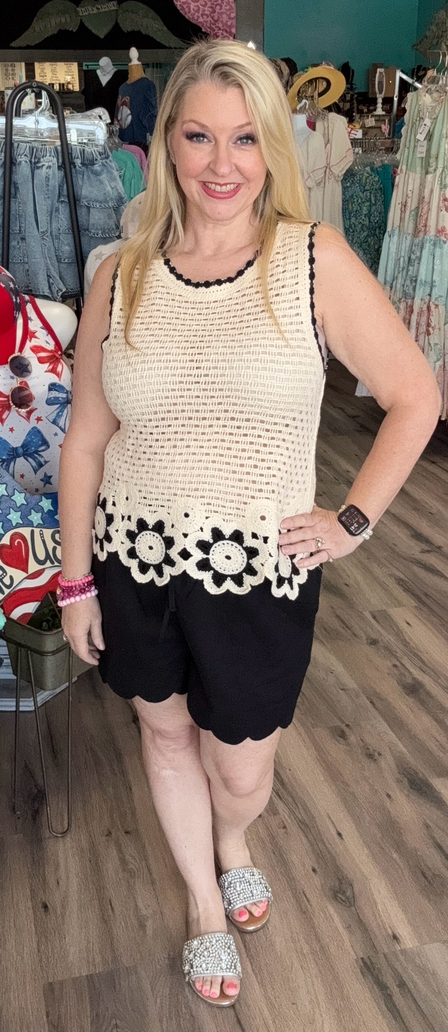 Beth’s Crocheted top