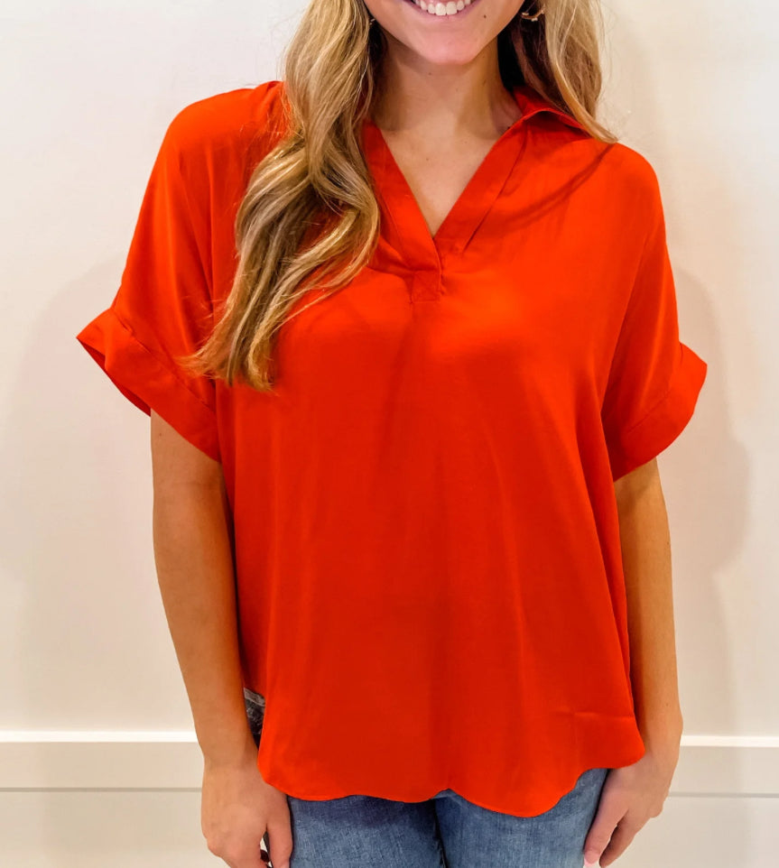 Hot Tomato Blouse