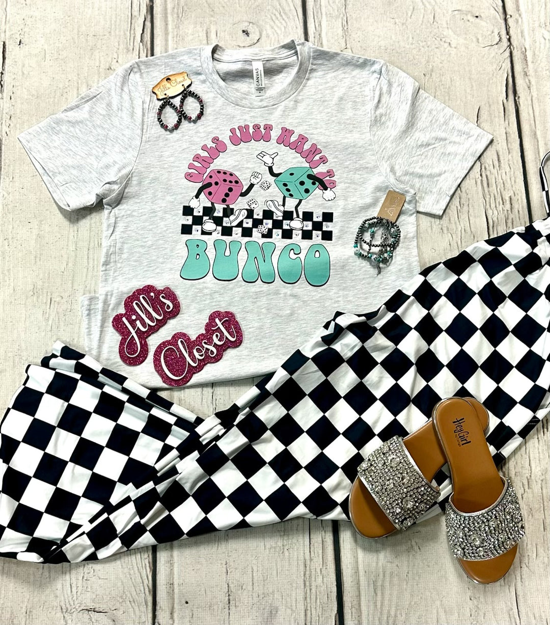 Girls Just want to Bunco Tee