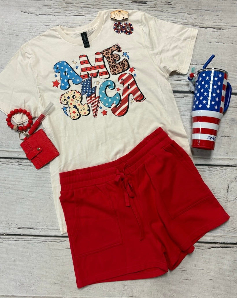 America Graffiti Tee