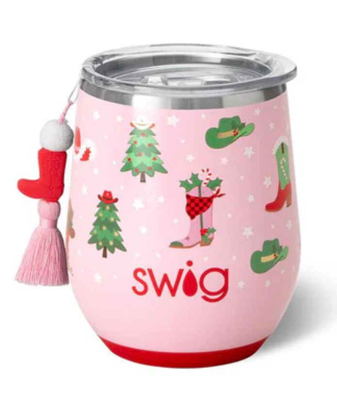 Swig Howdy Holiday Wine Cup