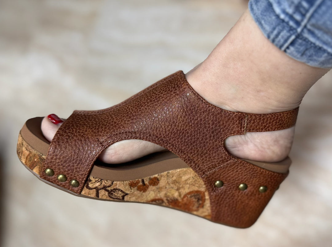 Corky Carley Cognac Tumbled