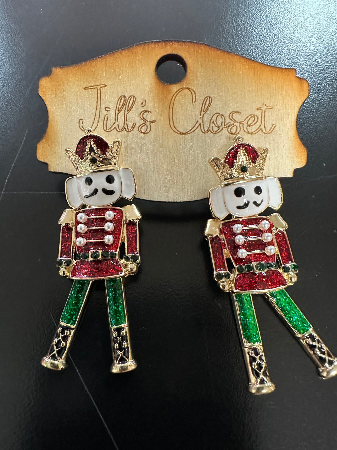 Nutcracker Mouse Hinged Earrings