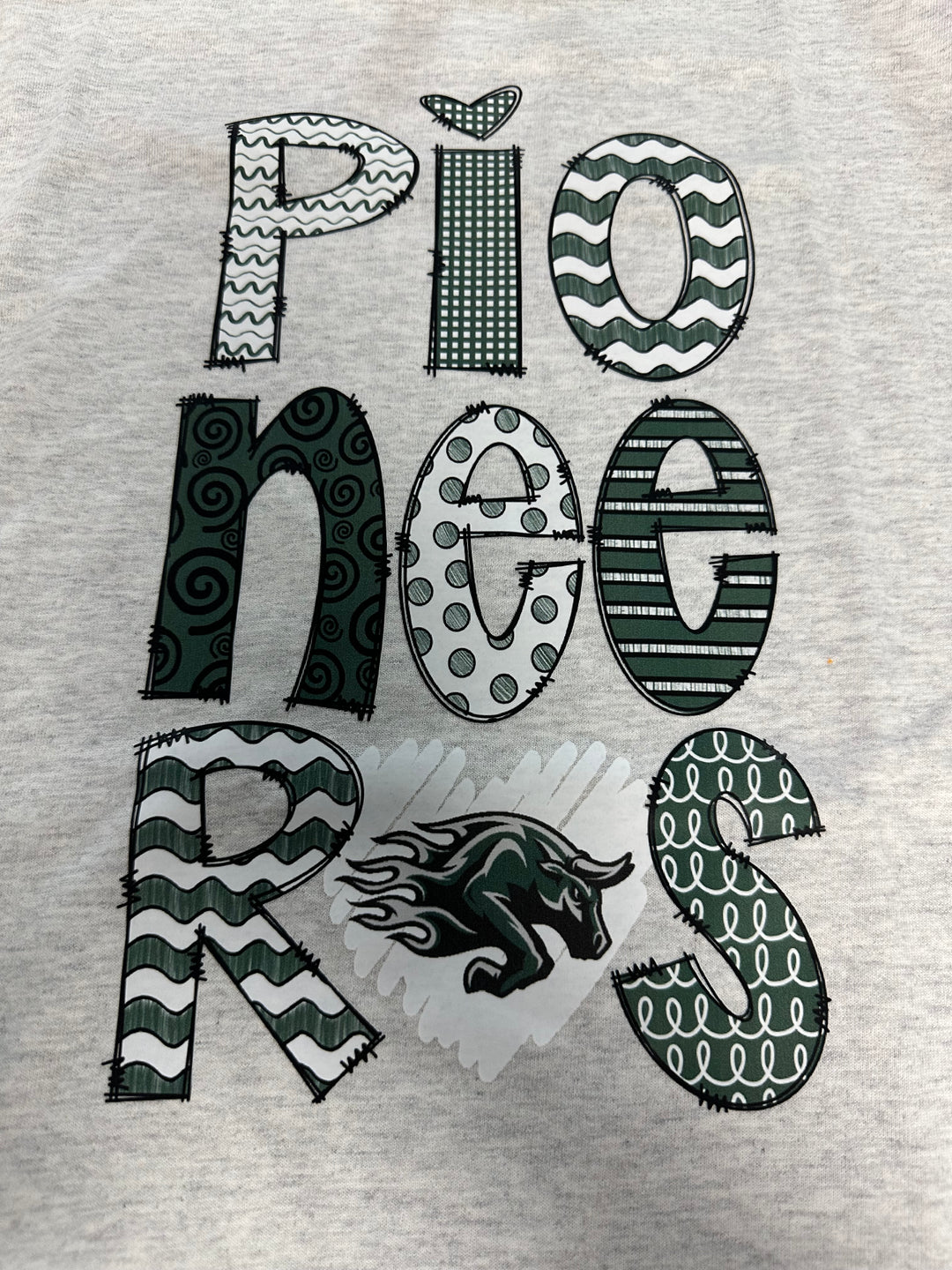 Iowa Colony Pioneers Letters Tee