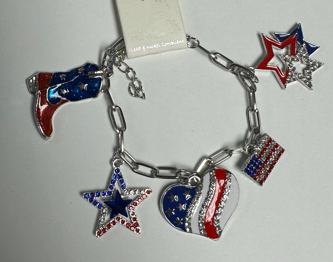 Patriotic Charm Bracelet
