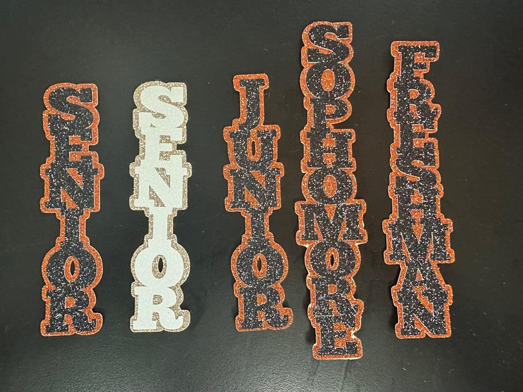 Grade Level Glitter Diecuts