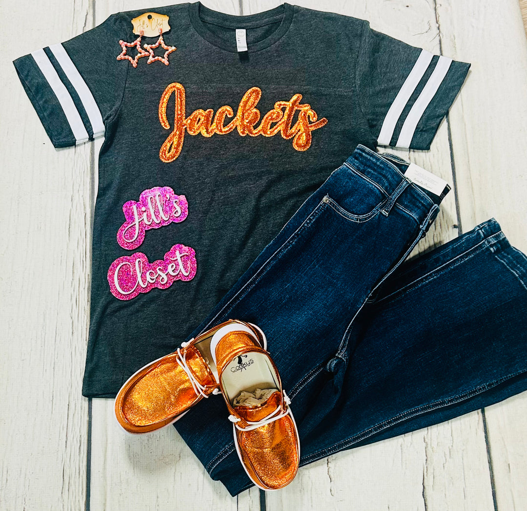 Sequin Jackets Jersey tee