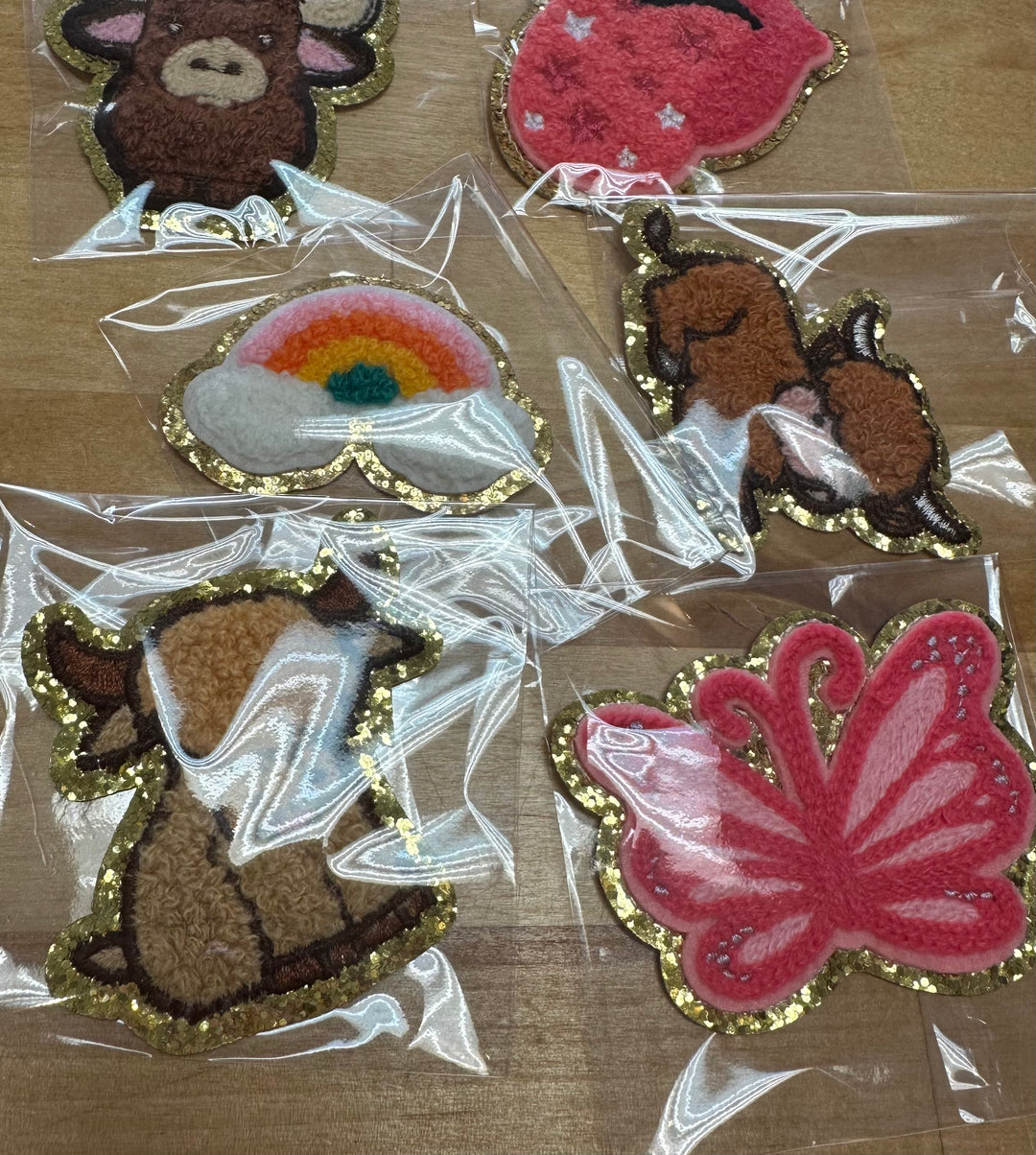 Chenille Iron on Patches