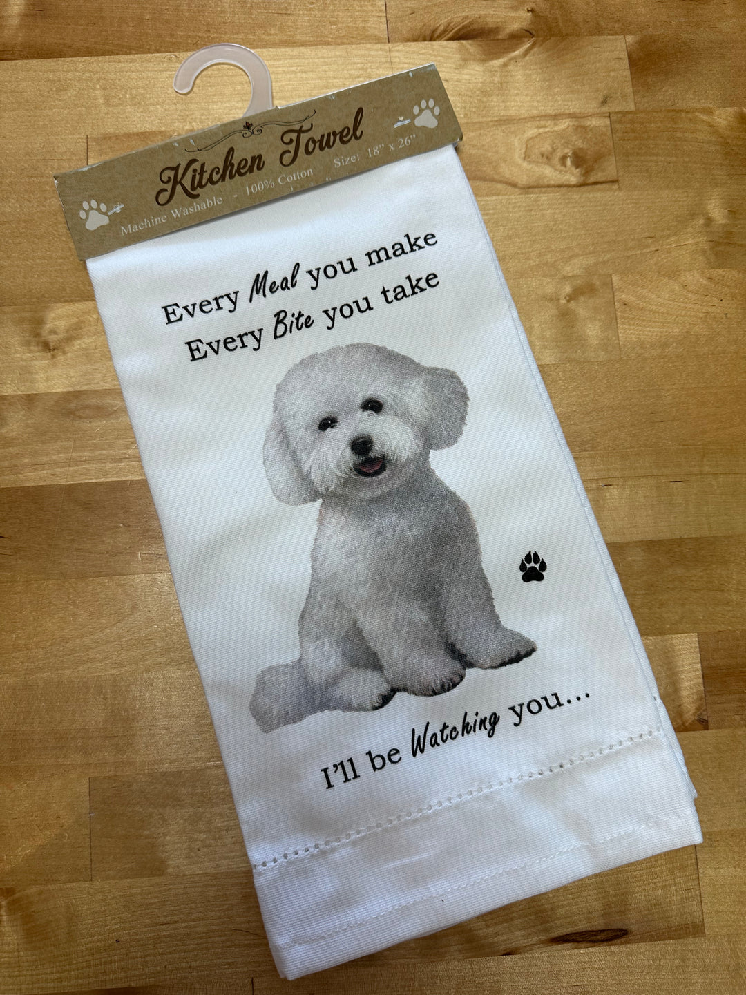 Bichon Frise Dog Towel