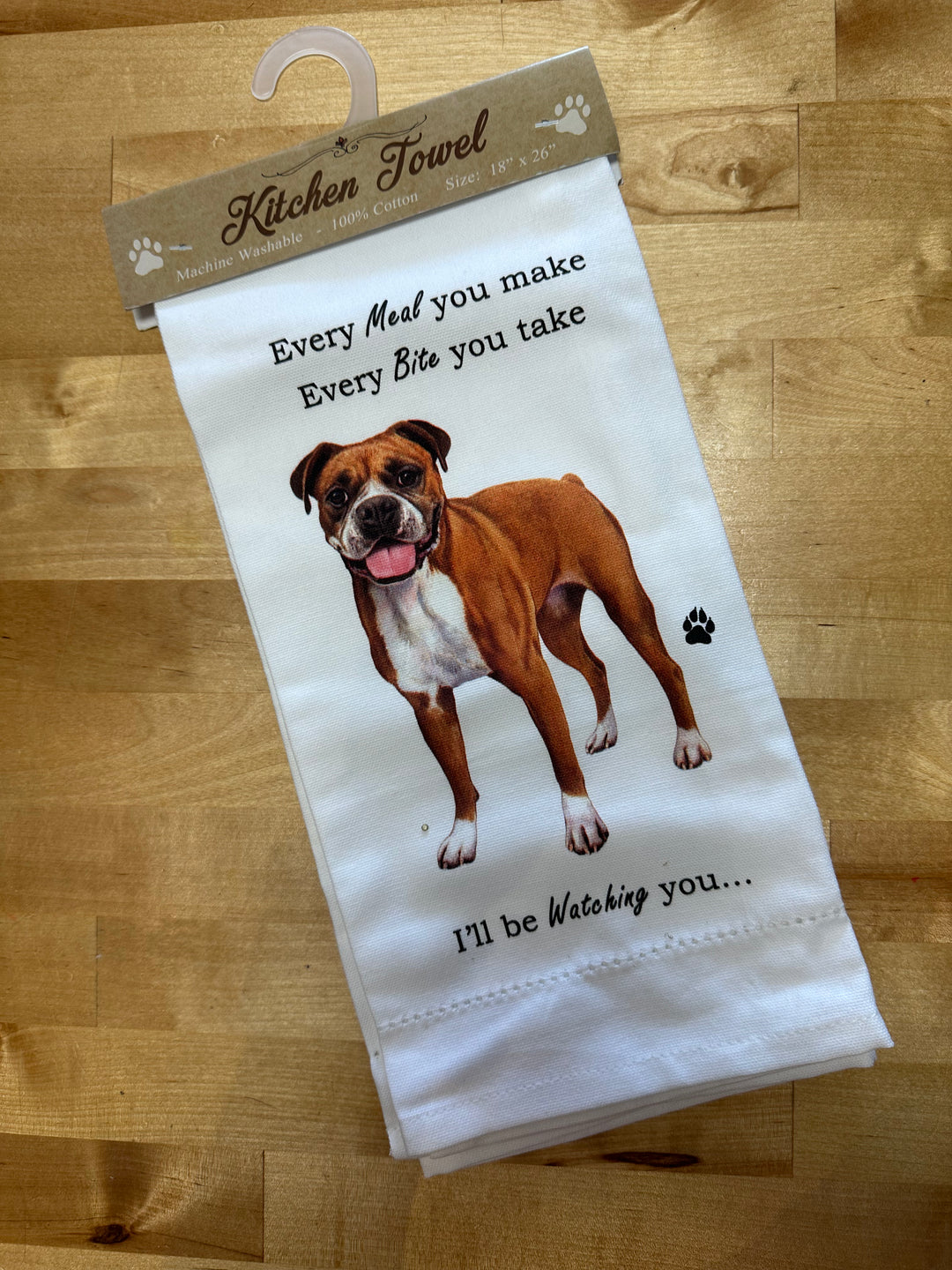 Boxer Dog Towel