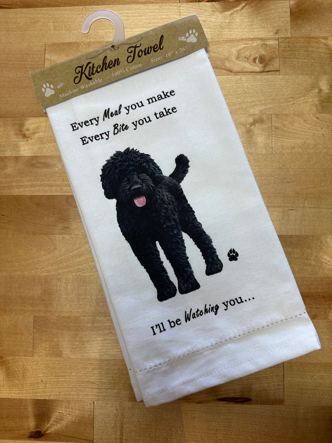 Labordoodle Dark Dog Towel