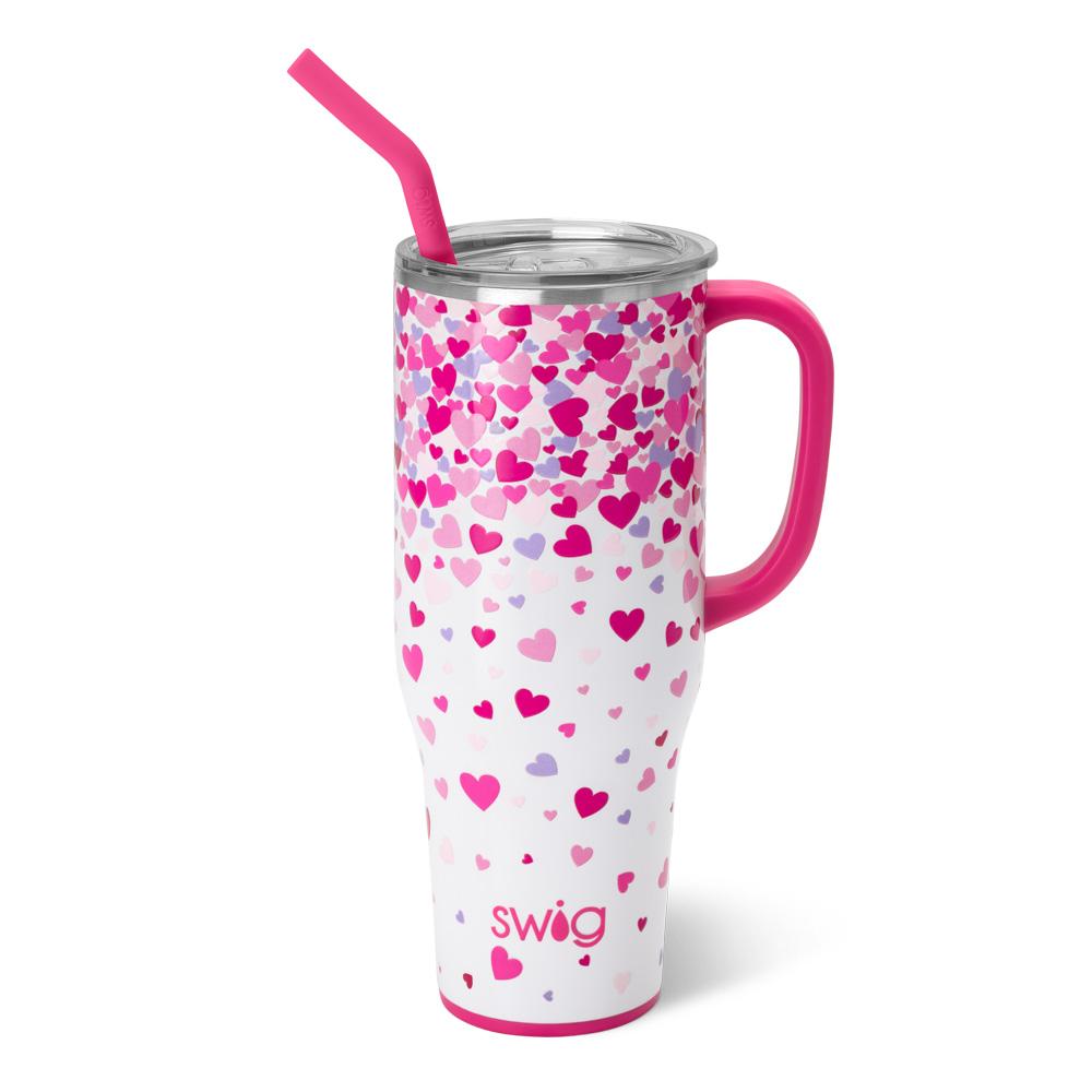 Swig Falling Hearts Mega Mug