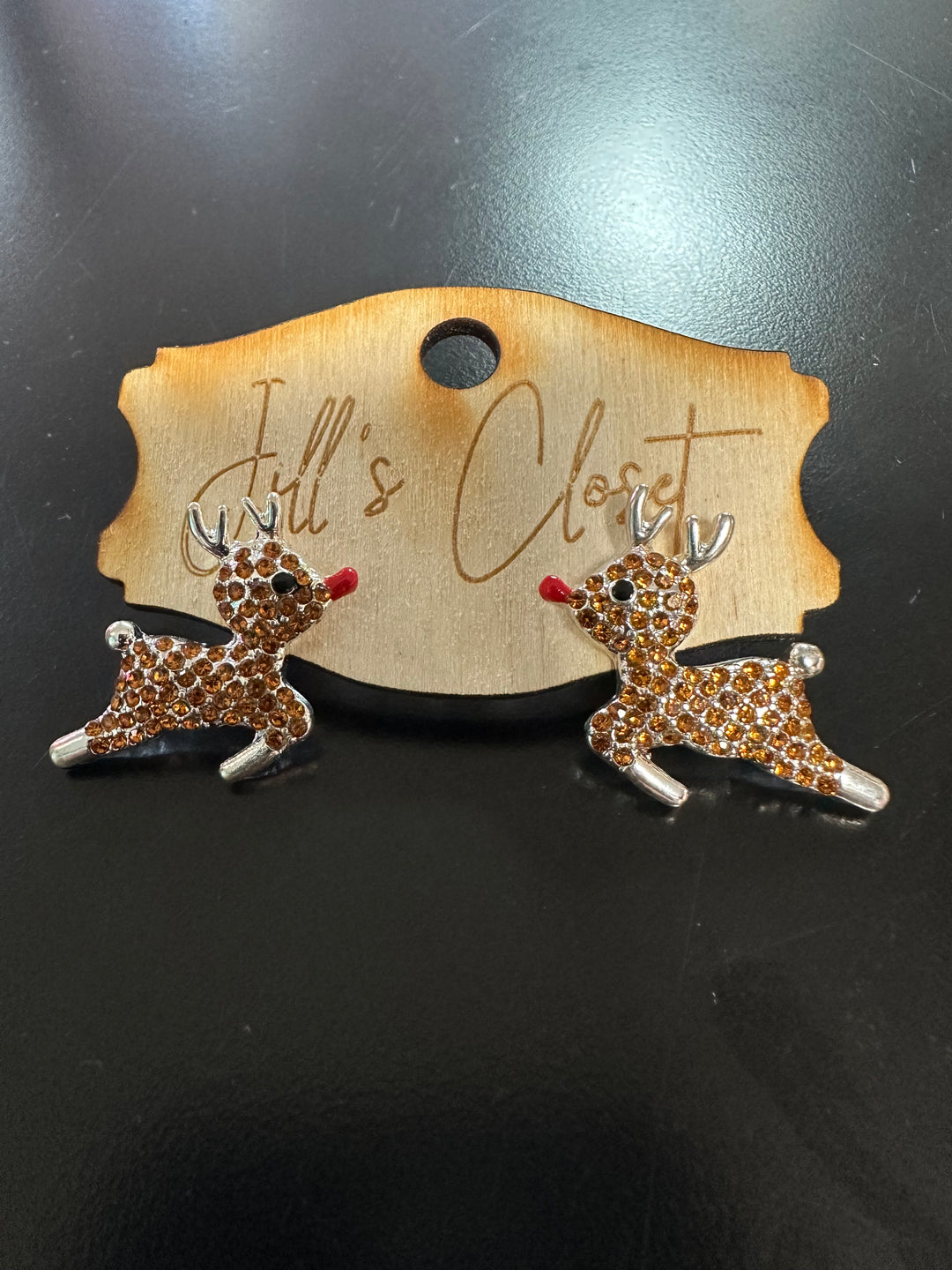 Leaping Rudolph Reindeer Earrings