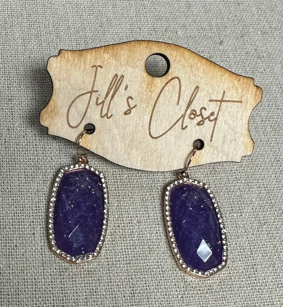 Royal Purple Earrings