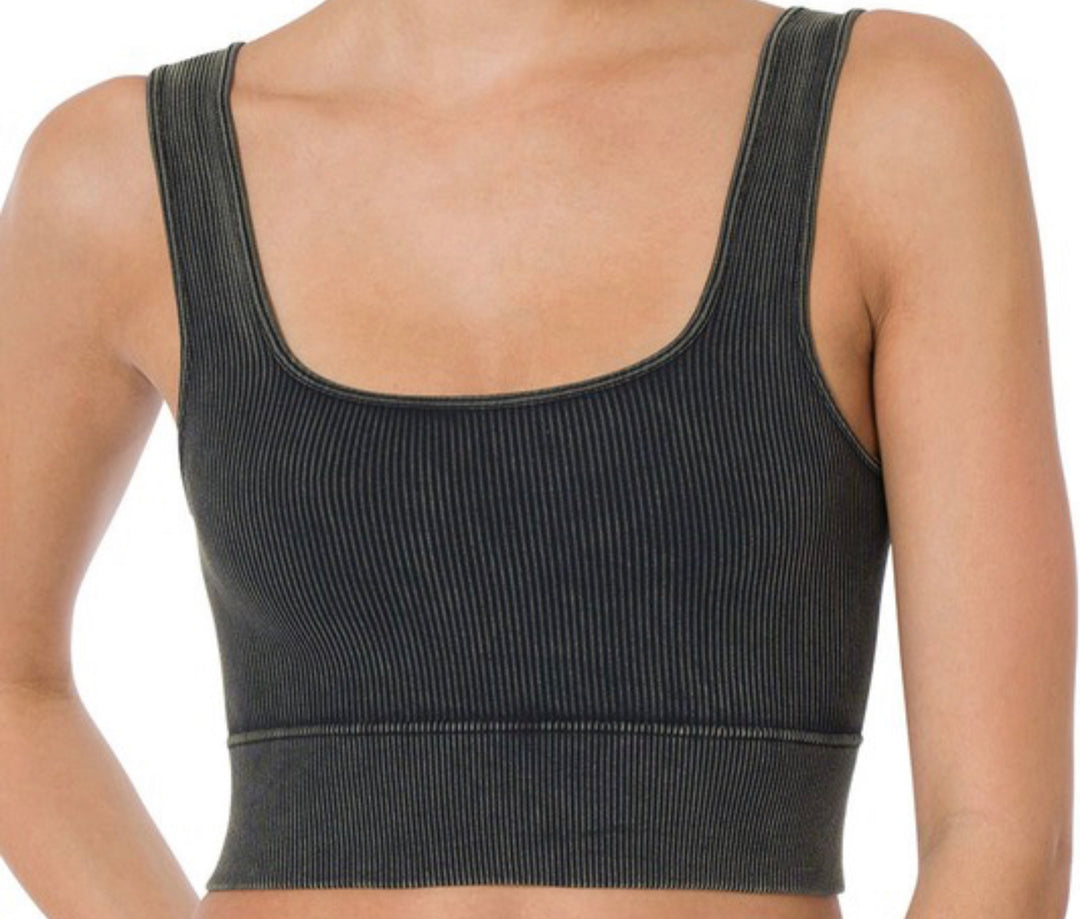 Square neck bralette