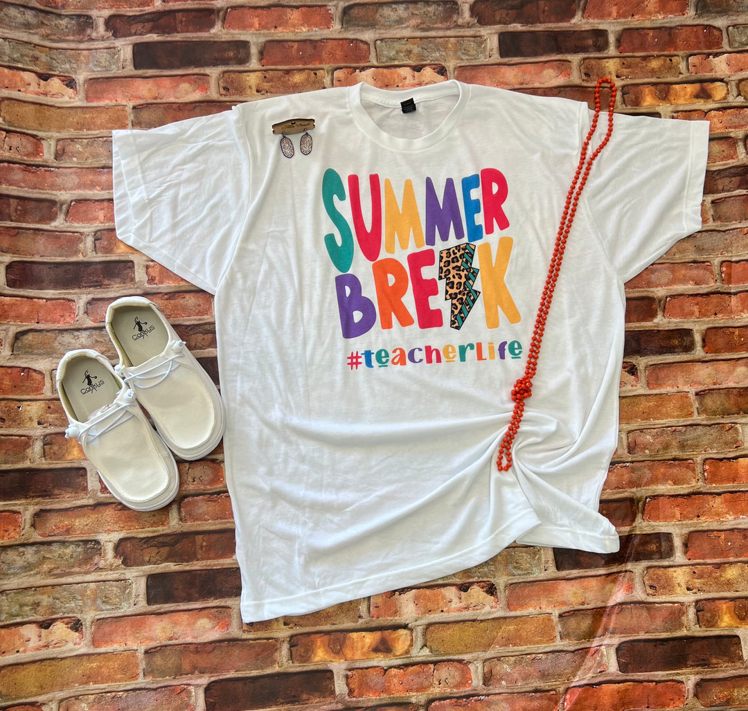 Summer break tee