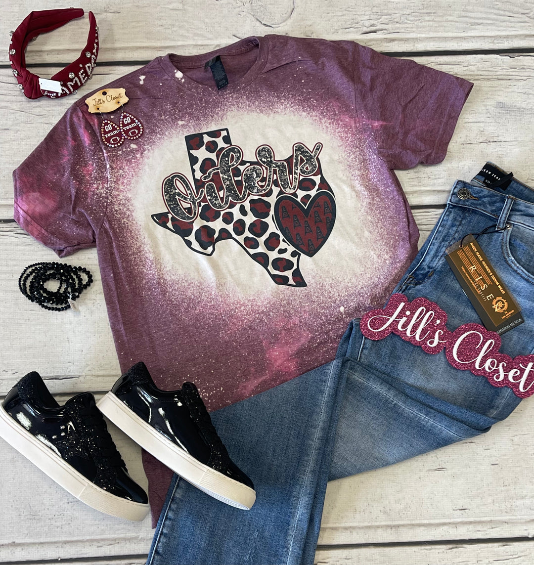 Oilers leopard Texas