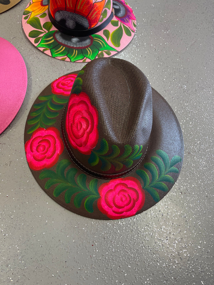 Hand Painted Straw Hat