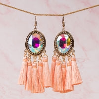 Bubble gum pink earrings
