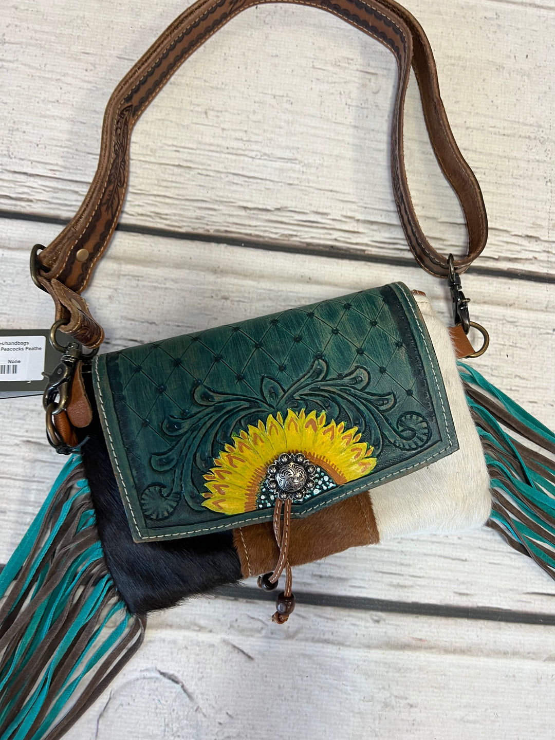 Myra purse cowhide sunflower