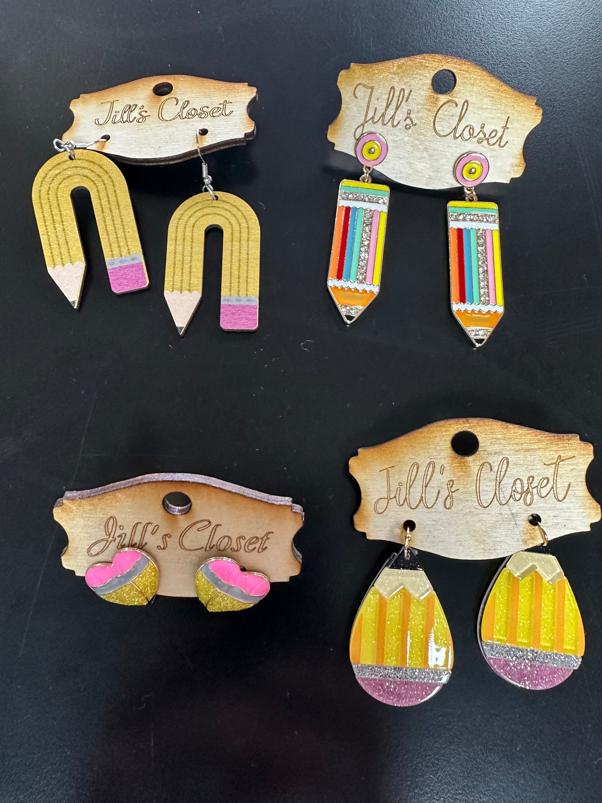 Teacher Pencil Earrings