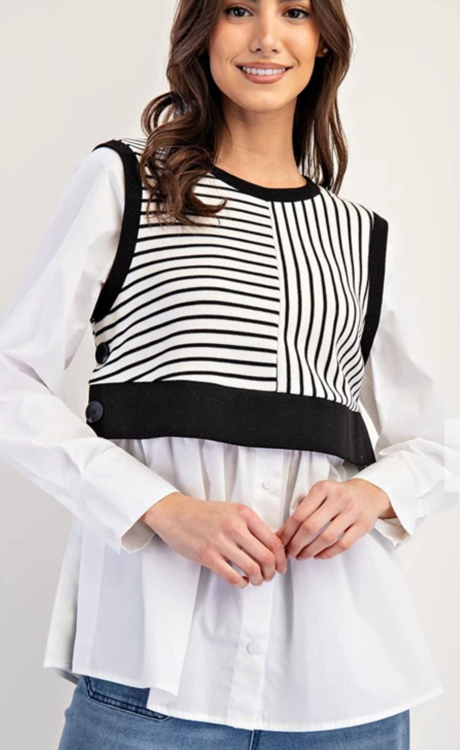 Vest in Me blouse