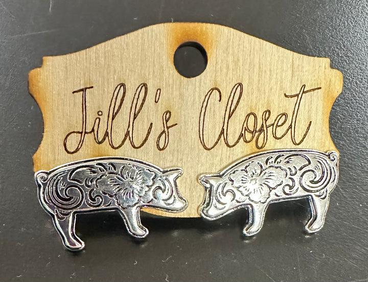 Show Farm Animal Earrings