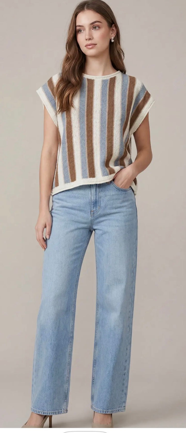 Winnie’s Striped Sweater Top