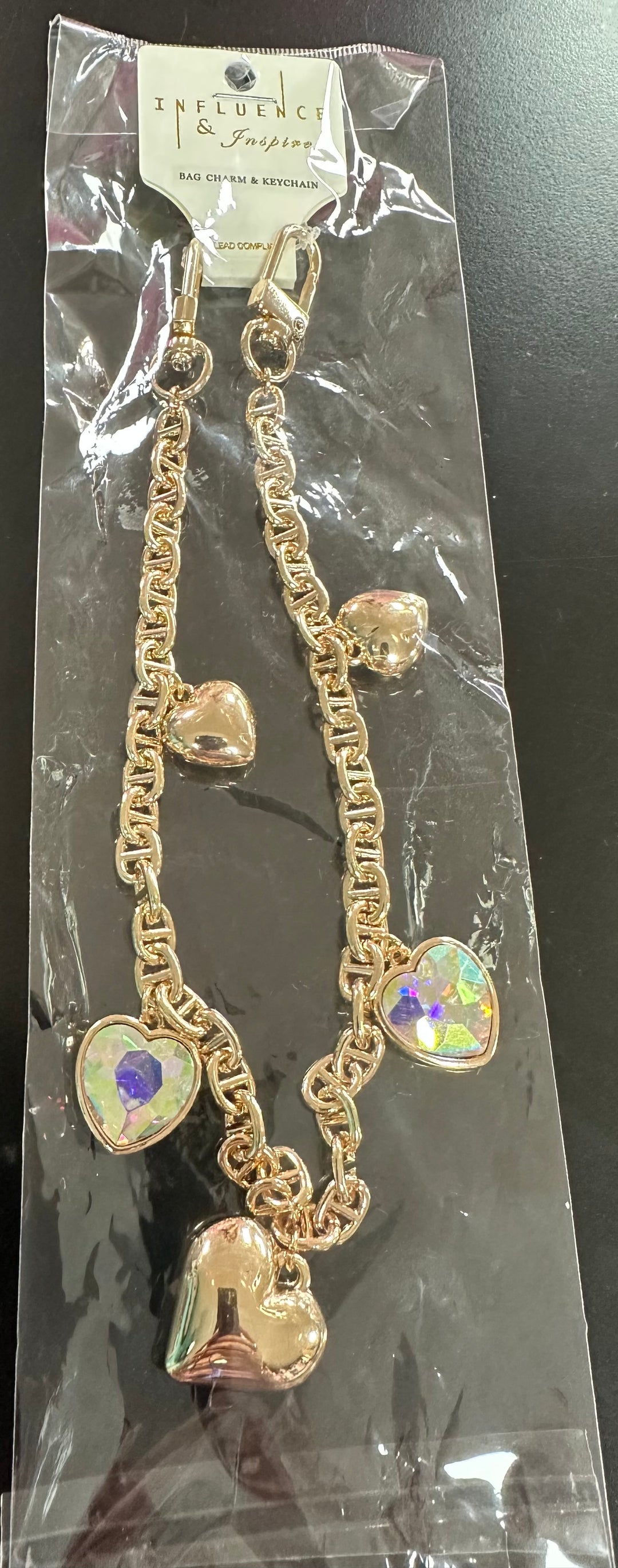 Golden Purse Chain Charms