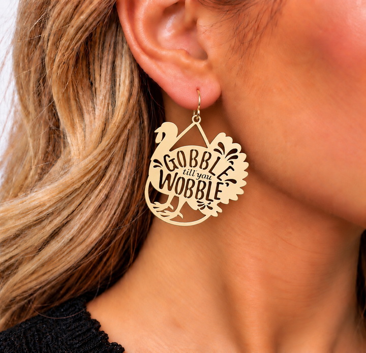 Gobble Turkey Earrings