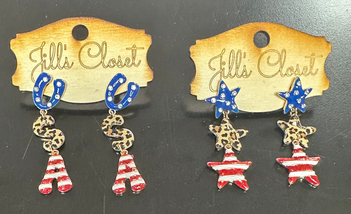 Patriotic Stud Earrings