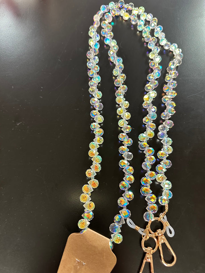 Bling Beaded Phone Lanyard