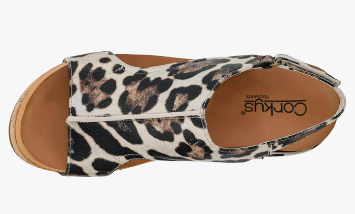 Corky’s Gold Leopard Carley Shoes