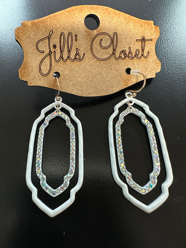 Double Drop Bling Earrings