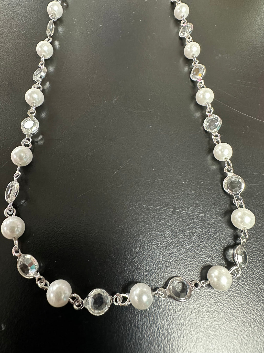 Pearl & Crystal necklace.
