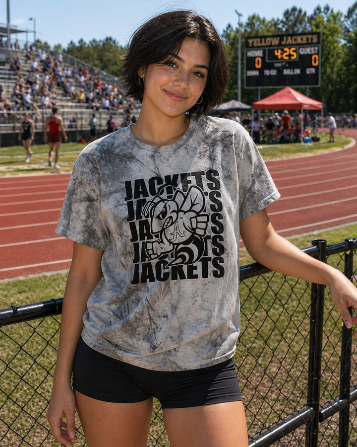 Stacked Jackets school tee