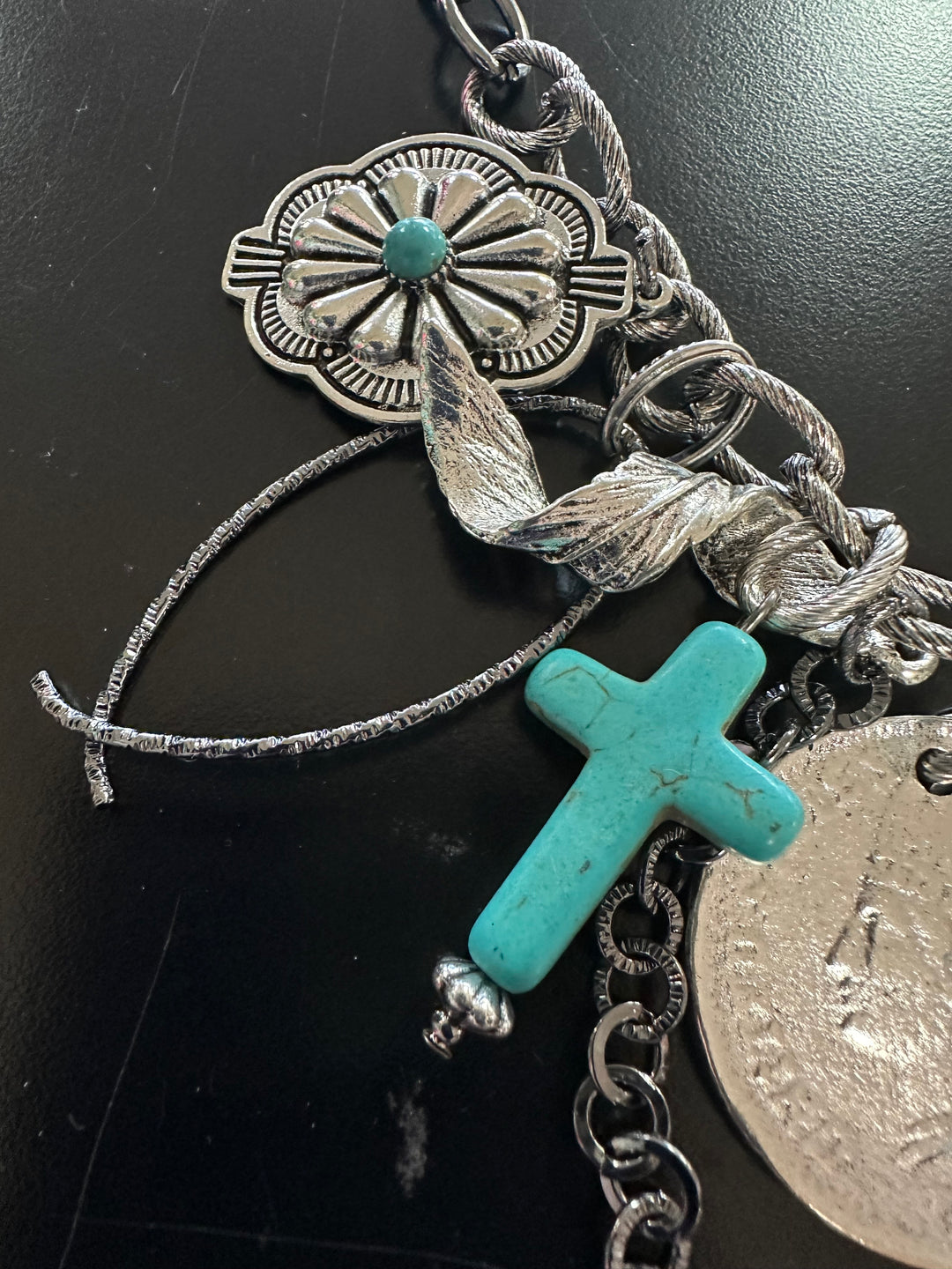 Turquoise Charm Necklace