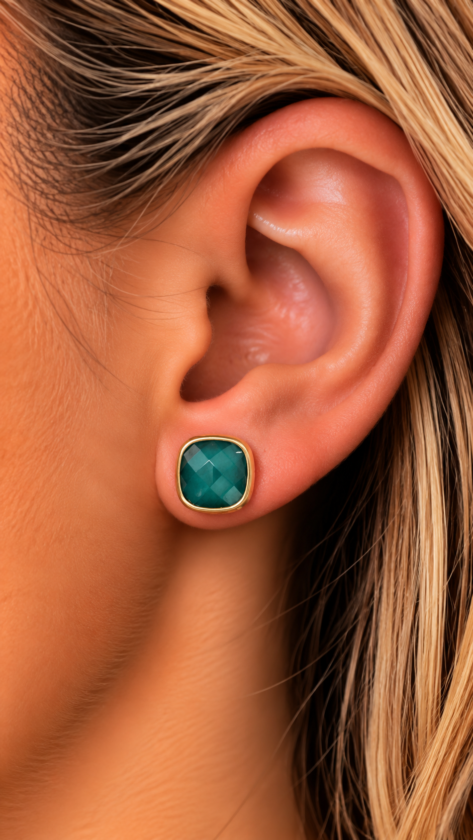 Faceted Matte Stone Bracelets or Earrings