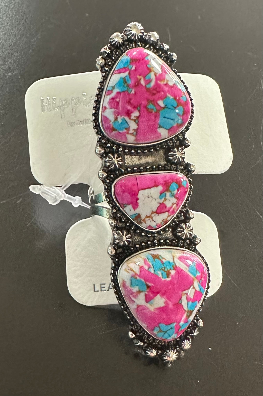 Confetti 3 Stone Ring