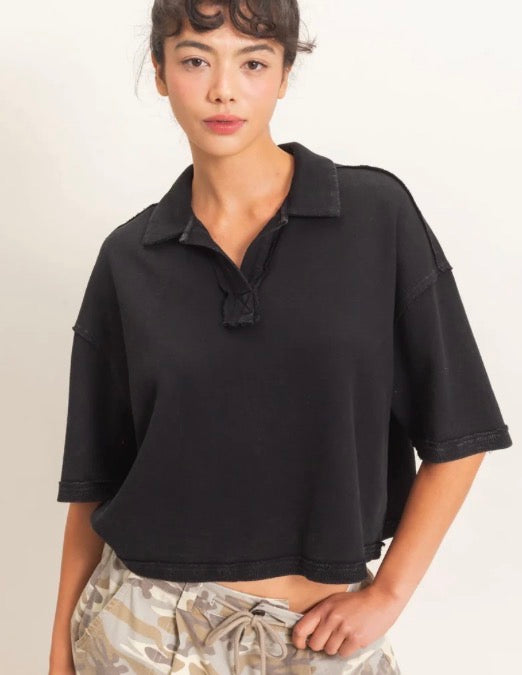 Becca’s Collared Top