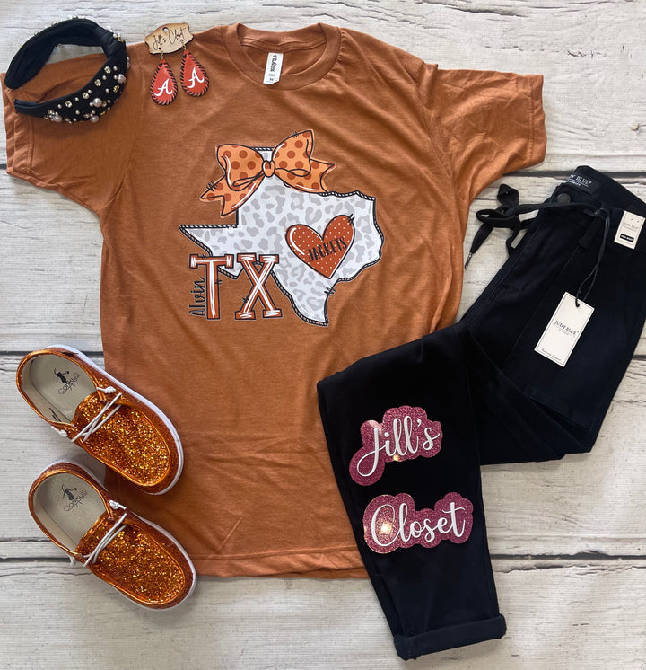 Doodle Texas Jackets  tee