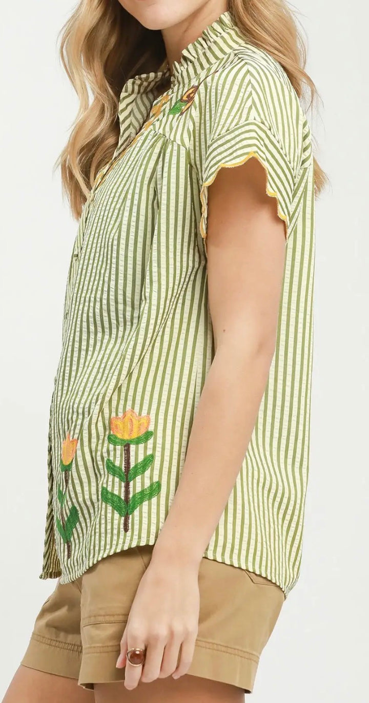 Summer Flowers Top