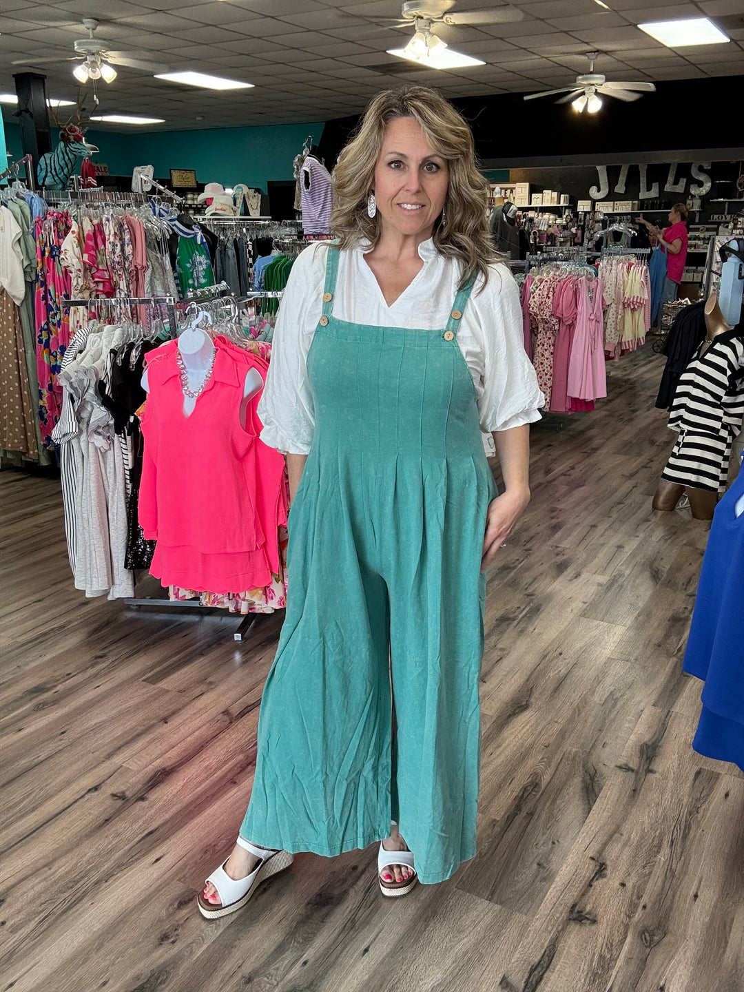 Breezy wide-leg romper