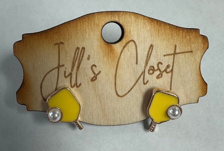 Pickleball Stud Earrings