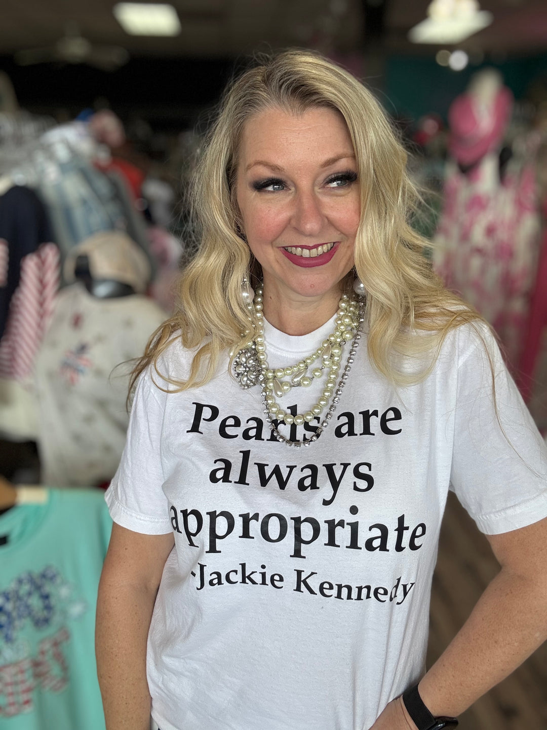 Pearls are Appropriate tee