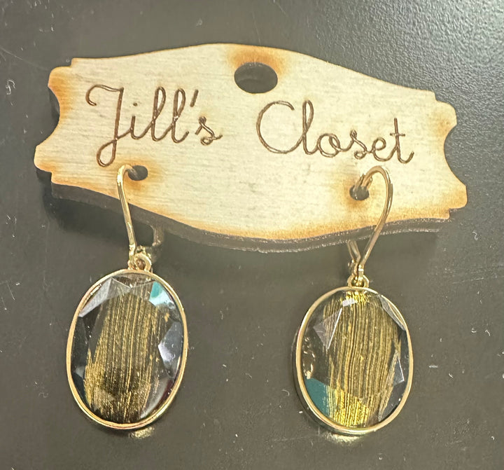 Abalone Look Earrings