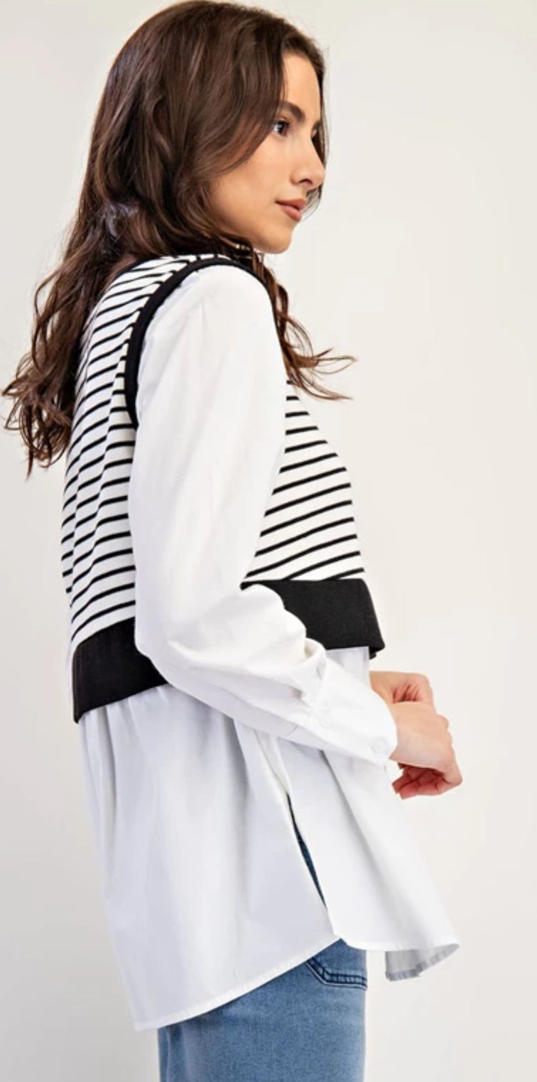 Vest in Me blouse