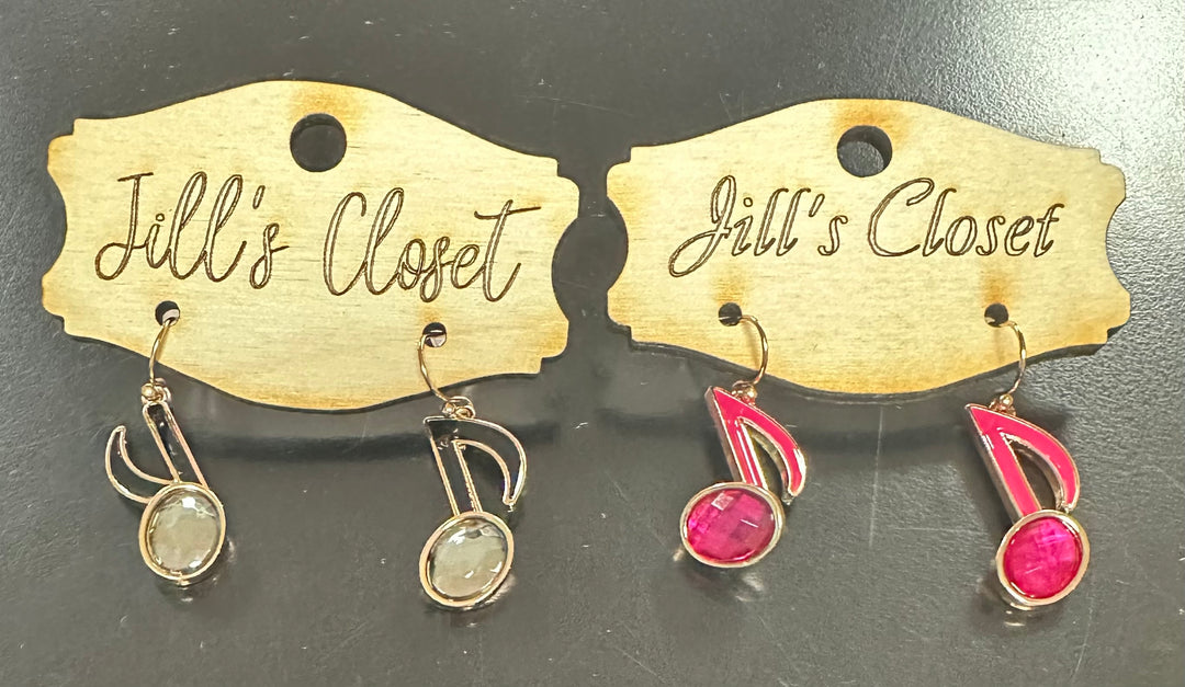 Musical Note Earrings